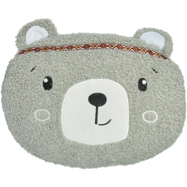 Home & Styling Sierkussen Bear - Berenkussen - Grijs