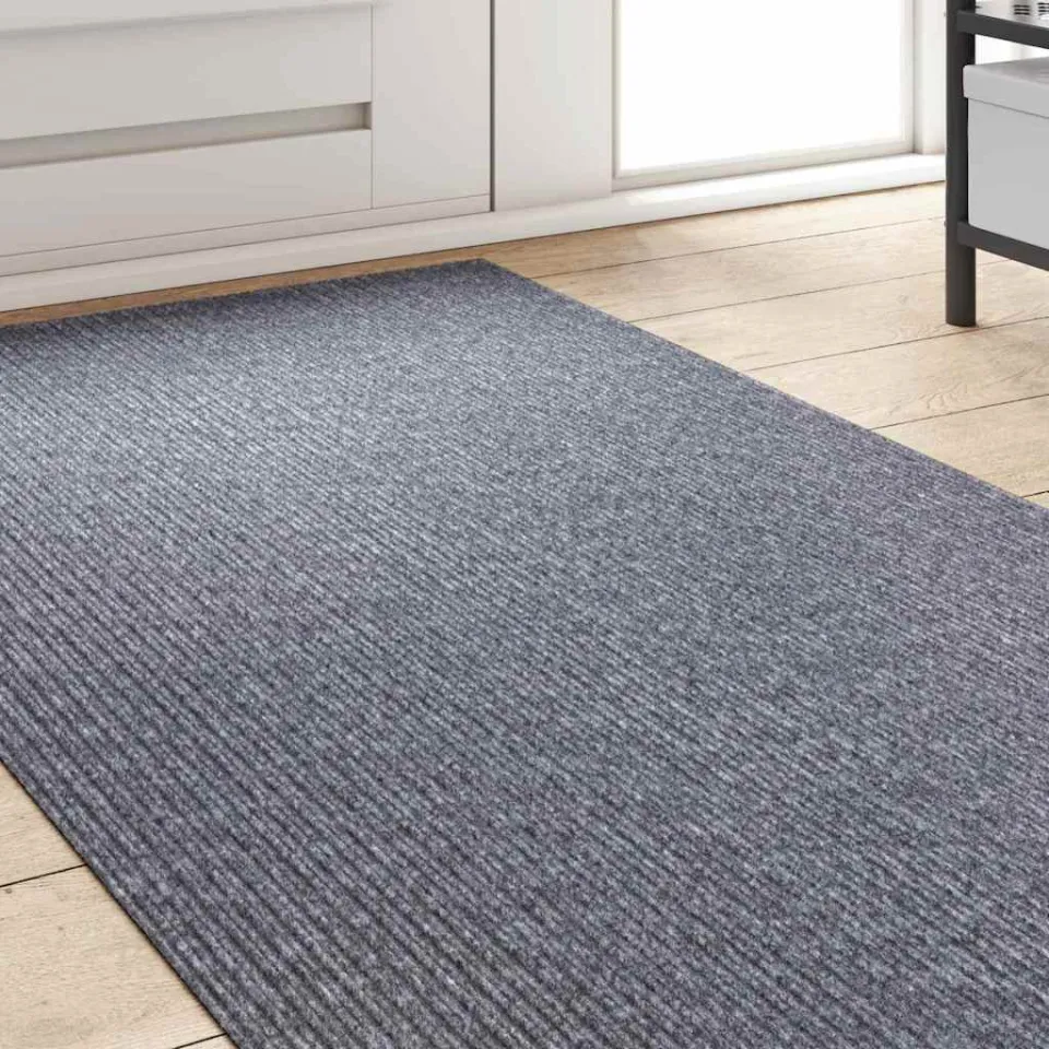 vidaXL Tapijt Loper Lichtgrijs 80 x 200 cm Stof, foto 3