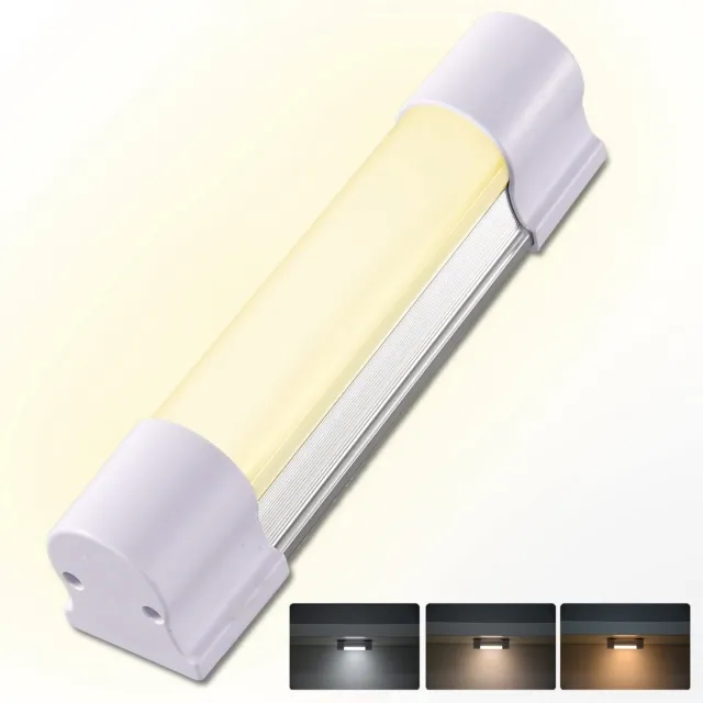 longziming Draadloze Magnetische LED Lamp - Draagbare Verlichting - LED Werklicht - Dimbare Kleurtemperatuur - Aluminium Behuizing - Geheugenfunctie - Veelzijdig Binnen Gebruik - 1 Stuk wit