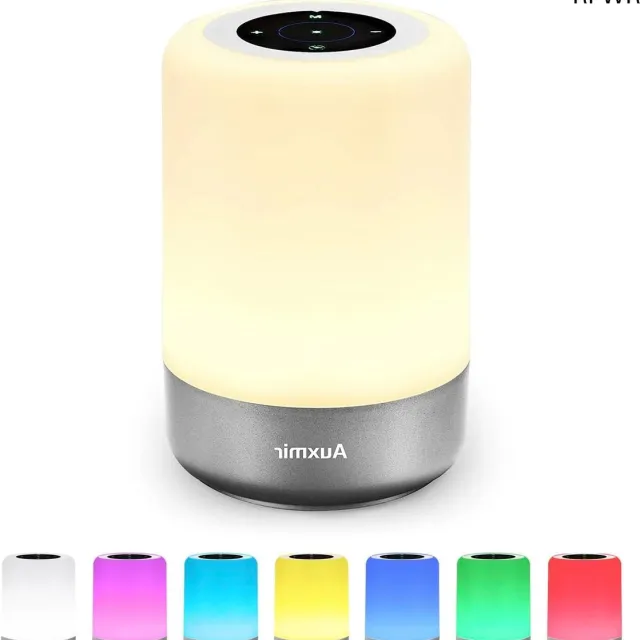 RFWR LED Nachtlampje met Aanraaksensor en Kleurverandering - Dimbaar Bedlampje voor Slaapkamer, Woonkamer en Kantoor 8 Kleuren