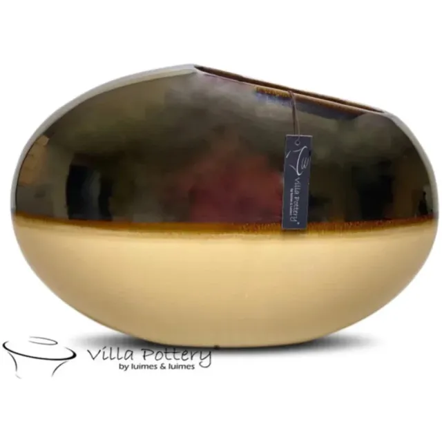 Villa Pottery Andes Duo Goud Cream 25x32
