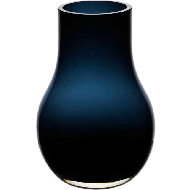 Element Accessories Glazen vaas - 20 cm - Ink Blue - 9mm dik kwaliteitsglas blauw