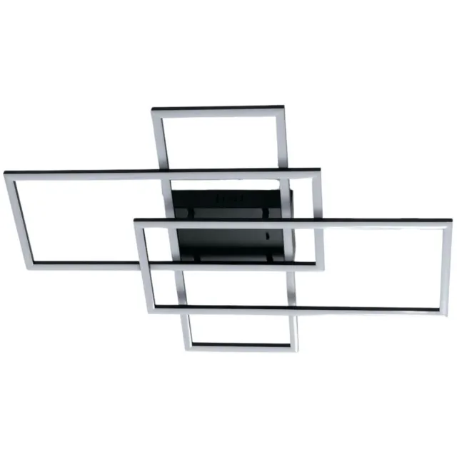 KOSILUM Eli - Plafondlamp - Zwart - Aluminium, ijzer en siliconen