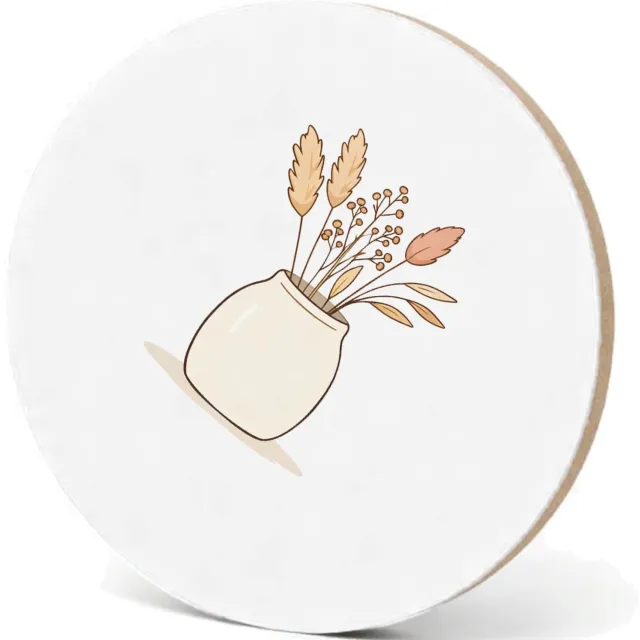 Mr Cadeautjes MDF fotolijst - design Een minimalistisch botanisch tekstontwerp met een warm thuis | cadeau Wit