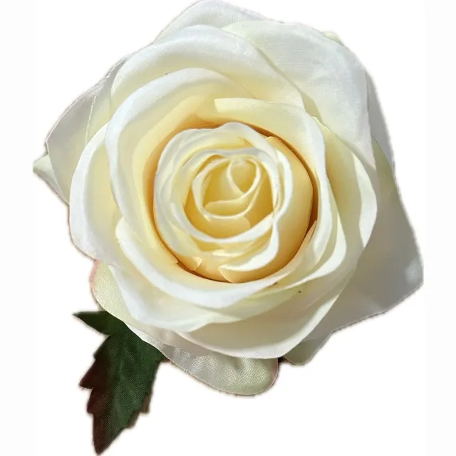 autodeco.nl AMALIA HONING KLEUR KUNSTROZEN - Rozenkoppen 12 stuks - Mooie Kwaliteit Kunstbloemen - Nepbloemen - Rozen zonder Steltjes - Kunstbloemen voor Decoraties/ Versieringen - DIY Bloemen - Rozen voor de Bloemenmuur