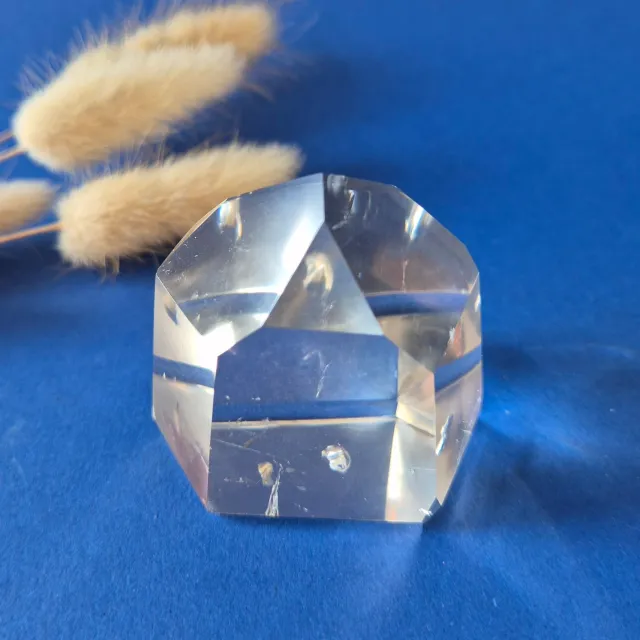 Moonlight Gemstones Premium Bergkristal Punt 149g – Clear Quartz Brazilië Meerkleurig