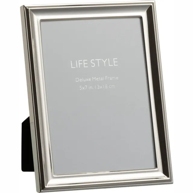 J-Line fotolijst Klassiek - metaal - zilver - medium - 2 stuks