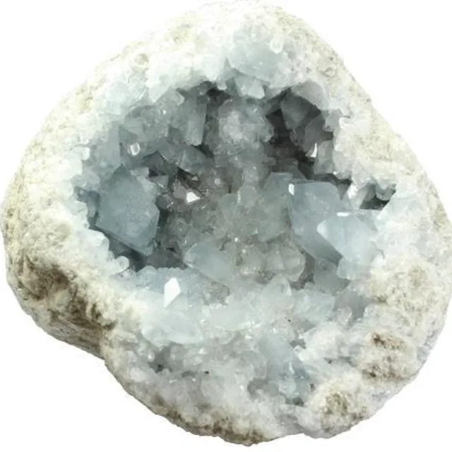 twintes Celestien uit Madagaskar ca. 1573 gram Blauw