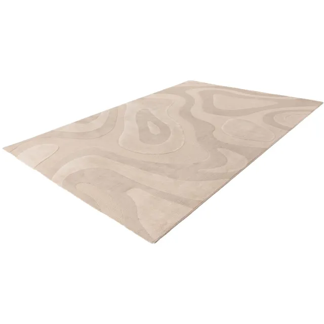 Batucci Vloerkleed - Modern - 3D-Effect - Beige - Luxe en Comfortabel - Hotel Chique Interieur