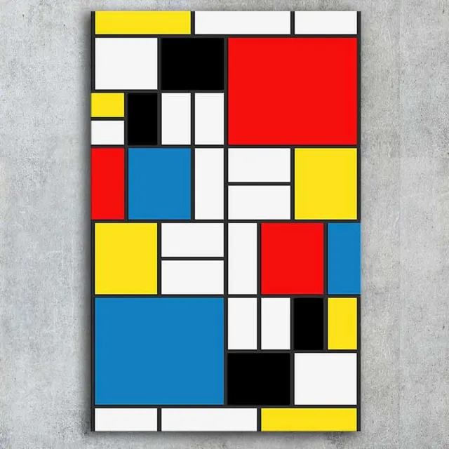 Asir Group Alkmene Decoratief canvas schilderij | Houten lijst | 45 x 70 cm - Asir Group - Canvas foto - Multicolor - Katoen - Canvas foto