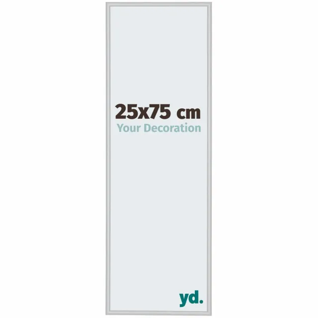 yd. Your Decoration - Fotolijst 25x75 cm - Aluminium - Zilver Mat - Miami