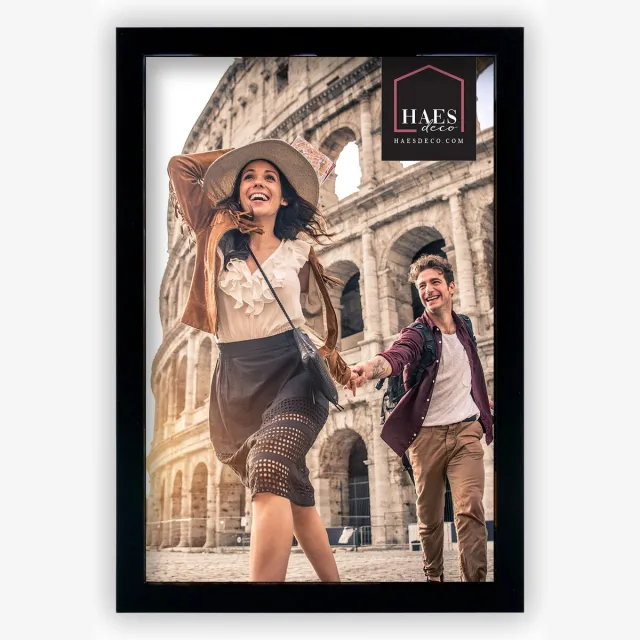 HAES deco Houten fotolijst Roma zwart voor 1 foto formaat 20x30 - SP13930