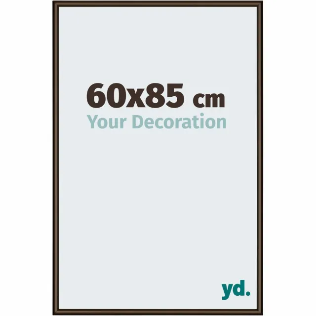 yd. Your Decoration - Fotolijst 60x85 cm - Aluminium - Walnoot Structuur - New York