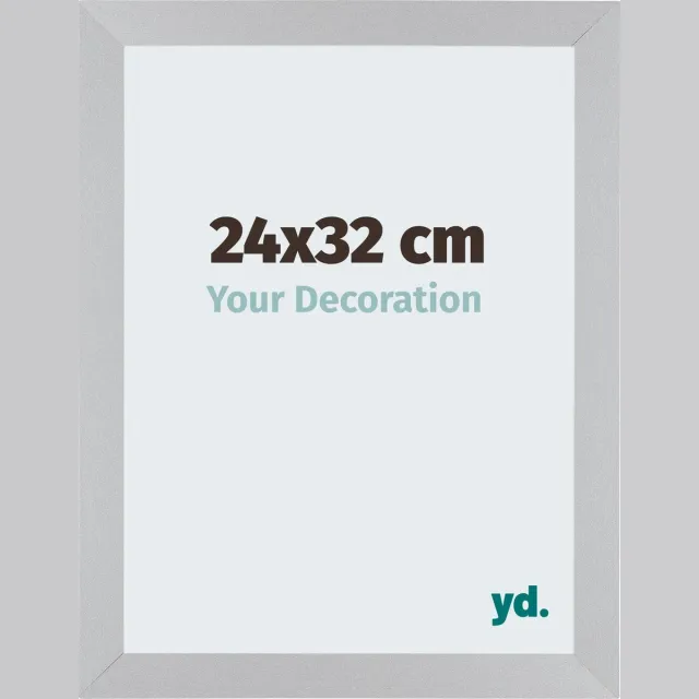 yd. Your Decoration - Fotolijst 24x32 cm - MDF - Zilver Mat - Mura