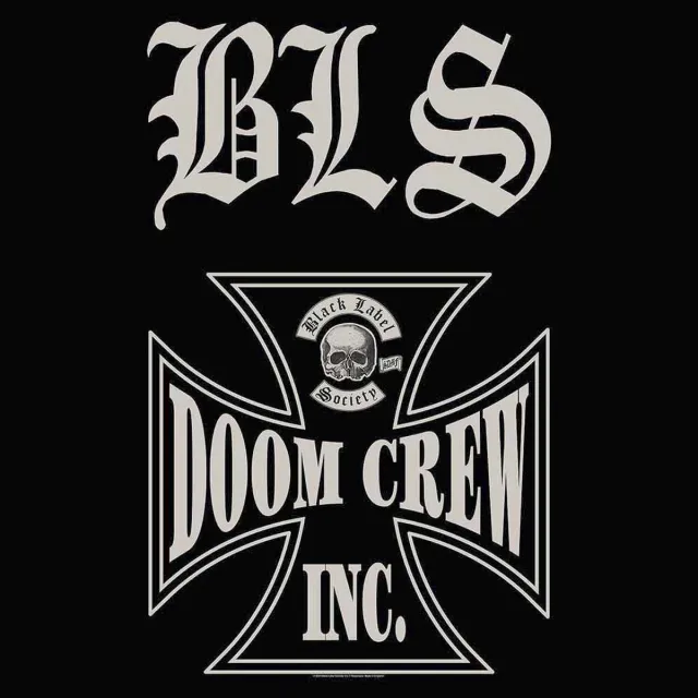 Rock Off Black Label Society - Doom Crew Textiel Poster - Zwart