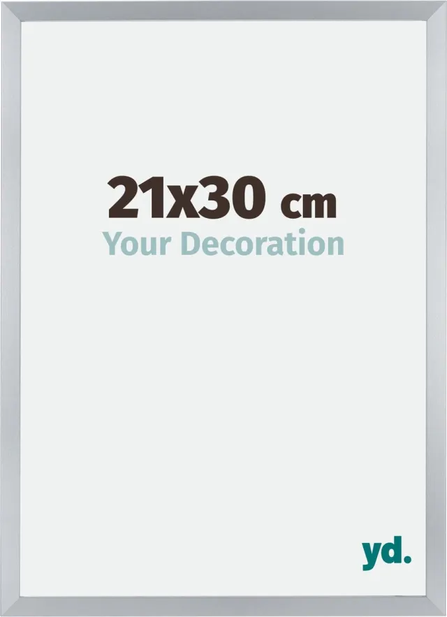 yd. Your Decoration - Fotolijst 21x30 cm - MDF - Zilver Glans - Catania
