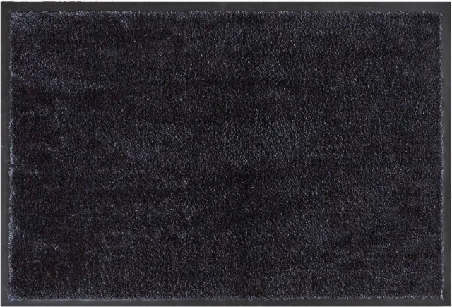 MD-Entree MD Entree - Deurmat - Schoonloopmat - Soft&Clean - 50 x 75 cm - Antraciet - Vloerkleed - Met antislip - Machine wasbaar - Vocht absorberend - Hoge dichtheid 600gr/m2