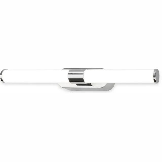 B.K.Licht Runt - LED Spiegelverlichting – badkamerlamp – 40 cm – 7W - 690Lm - IP44 – wandlamp voor spiegel – voor wandmontage – chroom Chroom (40cm)