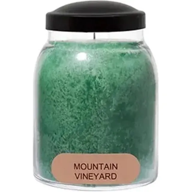 Cheerful Candle Geurkaars Mountain Vineyard - glazen pot 170 gram - 30 branduren Groen