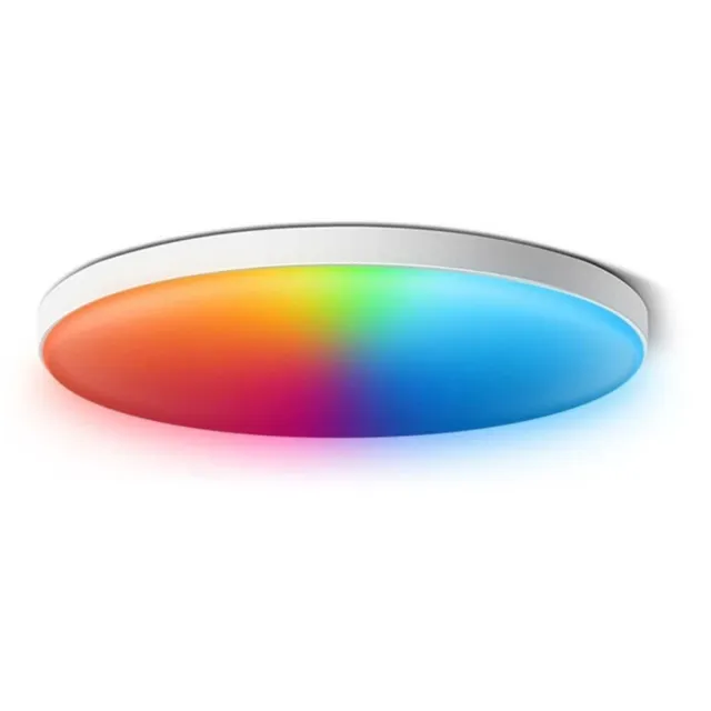 longziming LED Plafondlamp 30Cm - Smart Led Lamp - Dimbare Hauptbeleuchtung - 3000K–6500K + 16 Miljoen Kleuren Rgb - 1 Stuk - Voor Bad En Balkon - Wit
