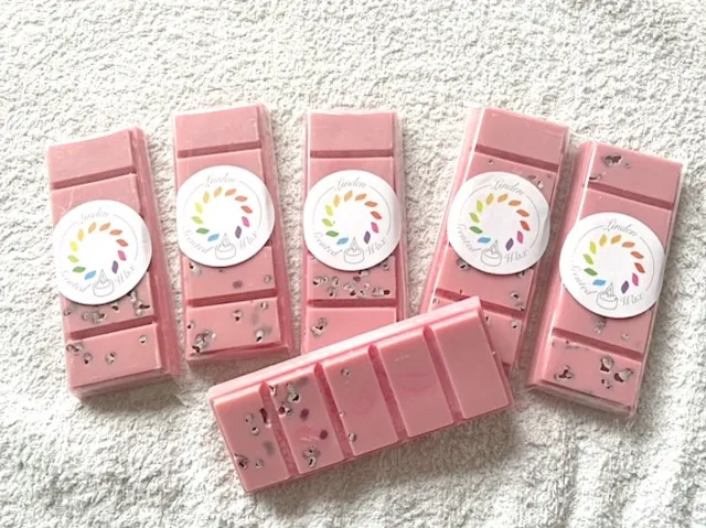 Linden Waxmelts CLASSIQUE waxmelt parfum geur - Linden - handgemaakt - 100% sojawax - aromatic - voor geurbrander - huisparfum rose