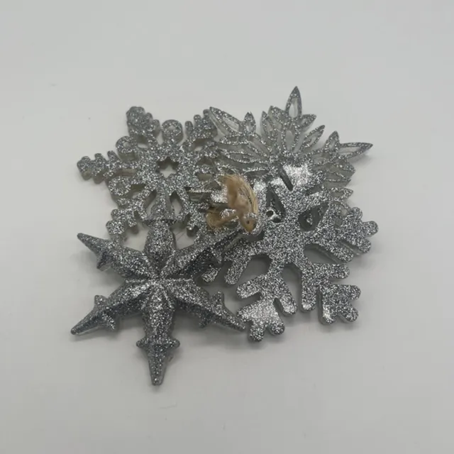 KV designs Kersthangers - Kersthanger set van 4 - zilver