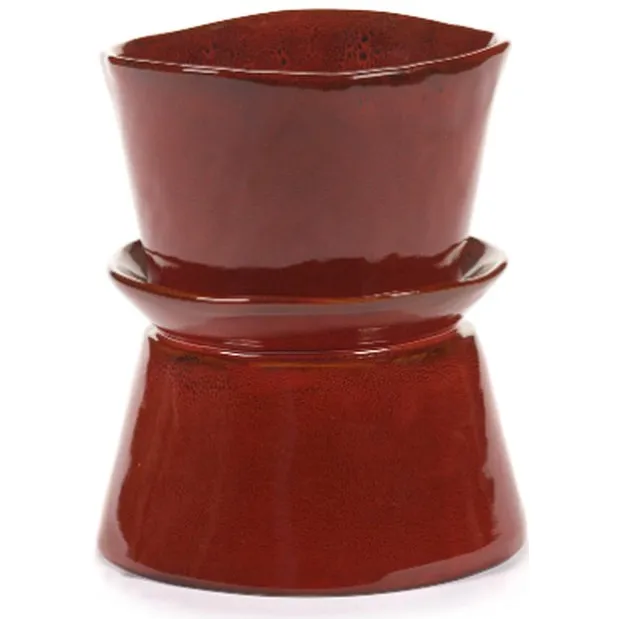 Serax Vaas - aardewerk - rood - D19 x H22 cm