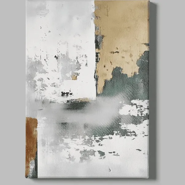 Trendex Global Canvas Schilderij – Moderne Kunst – Abstract – 120x80x2 cm Grijs