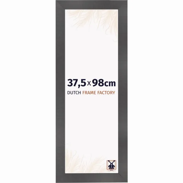 Dutch Frame Factory Fotolijst 37,5x98 cm - MDF - Zwart Mat - Praag