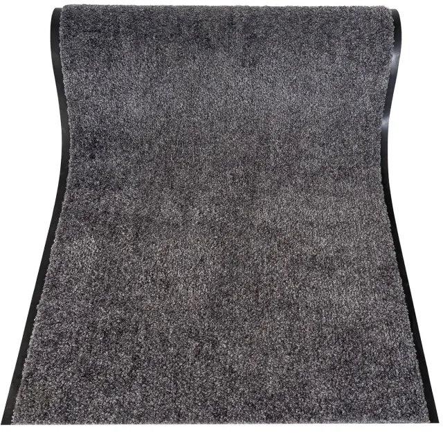 JYG Cleanwash grijs droogloopmat - drooglooploper - 2 zijdenafwerking - 120x300cm