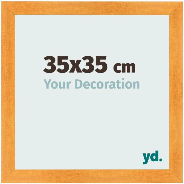 yd. Your Decoration - Fotolijst 35x35 cm - MDF - Oranje - Pisa