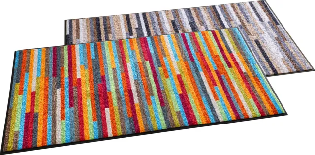 Kleen-Tex Voetmat naturel/grijs