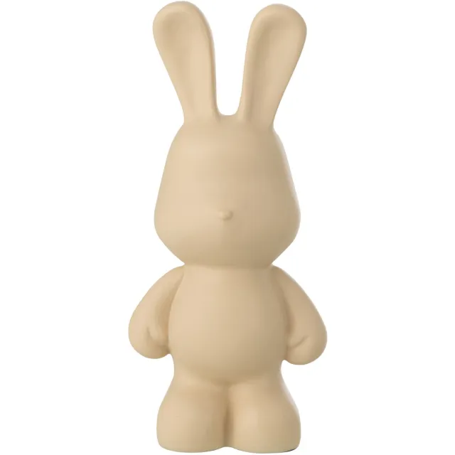 J-Line decoratie Konijn Fred - polyresin - beige - small