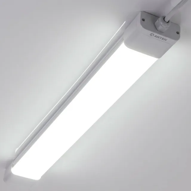 anten LED Batten 60cm - 18 W 1980lm - 6000K Koud Wit licht - LED TL Armatuur - IP65 Waterdicht - Doorkoppelbaar - flikkervrij - incl. montageklemmen & quick connector