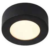 Lucide Plafondlamp Brice - Zwart - 11,7cm - 8w