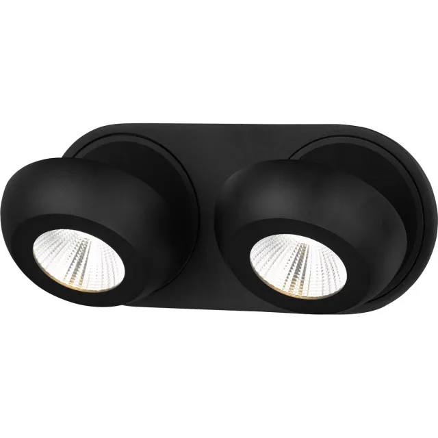 Fantasia Oleo Plafonier Dimbaar 2X7W Led 3000K Zwart