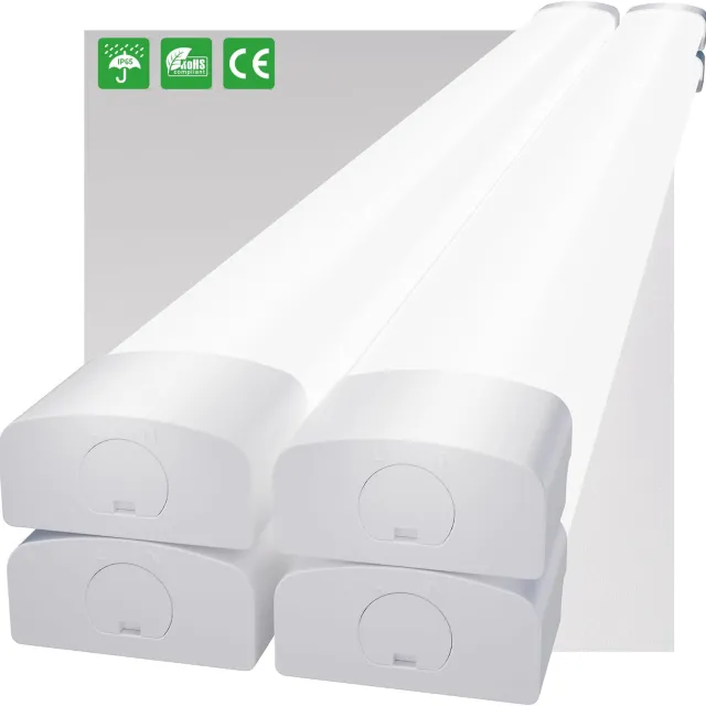 anten 4x LED Batten 120cm - 36 W 4000lm - 5000K Daglicht Wit - LED TL Armatuur - IP65 Waterdicht - Doorkoppelbaar - flikkervrij - Plafondlamp Werklamp - Voor werkplaats, schuur en als onderbouwverlichting