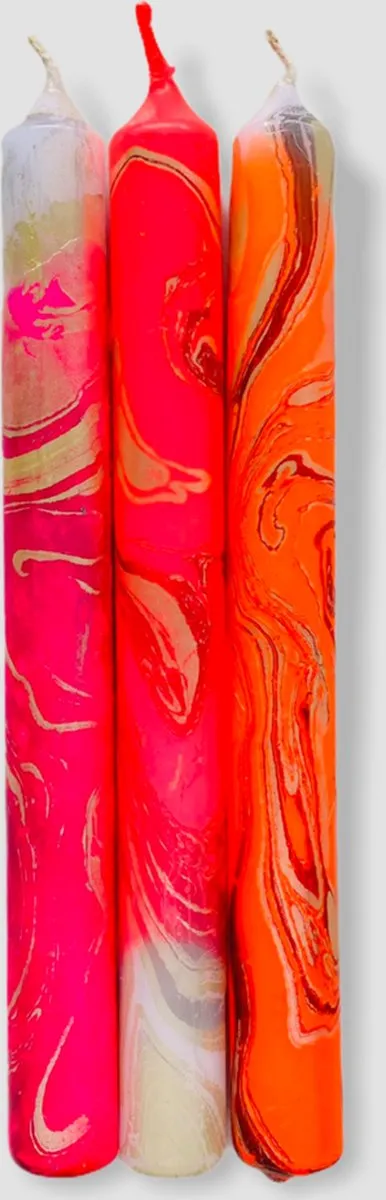 Pink Stories Dip Dye Marmer * Venus - dinerkaars Roze