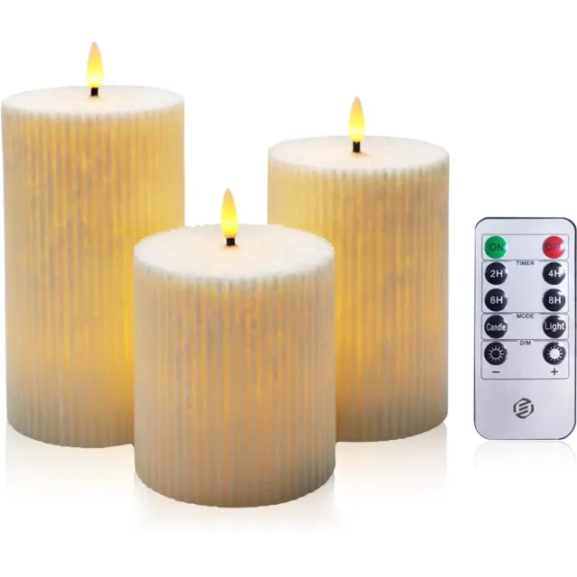 Equivera Oplaadbare LED Kaarsen - Elektrische Kaarsen - Oplaadbare Waxinelichtjes - Realistische Kaarsen - Kerstverlichting - Veilig en Duurzaam Geel