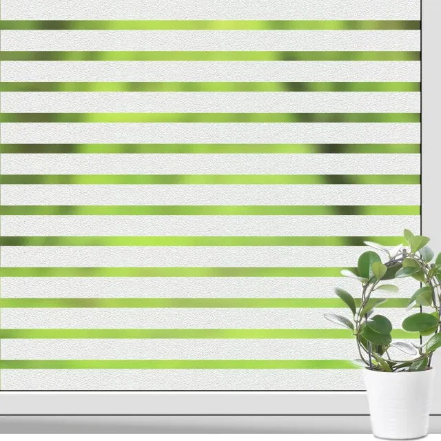 Solacis Privacy Folie Raam - Raamfolie - Folie Raam - Zichtwerend - Anti Inkijk Raamfolie - Must have voor uw privacy! Middelgrote streep