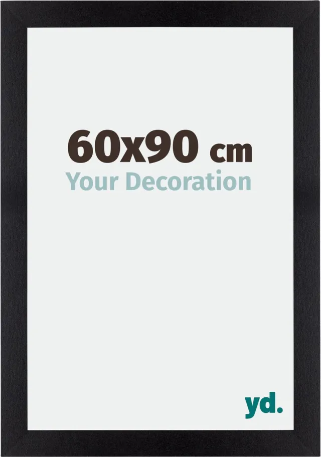 yd. Your Decoration - Fotolijst 60x90 cm - MDF - Zwart Mat - Mura
