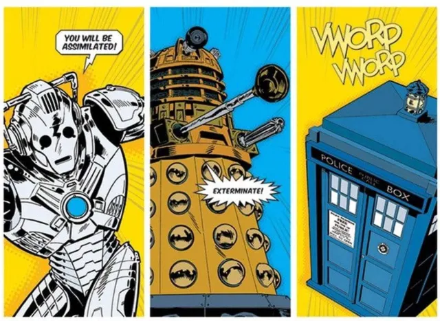 Pyramid Poster - Doctor Who Comic Sections - 60 X 80 Cm - Multicolor Divers