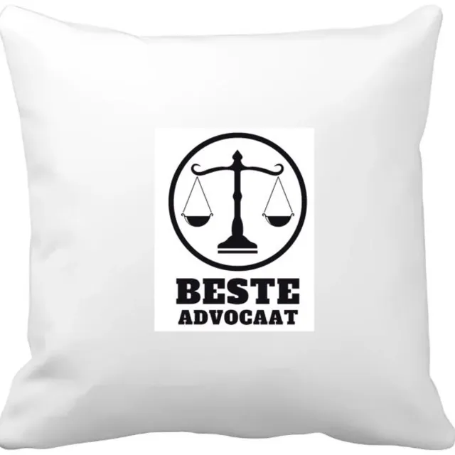Akyol beste advocaat Kussen hoes - Beste advocaat - collega - cadeau - 40 bij 40 cm Multicolor