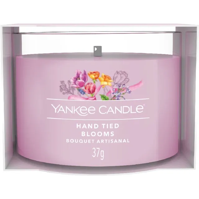 Yankee Candle Geurkaars Filled Votive Hand Tied Blooms - 4 cm / ø 5 cm Roze