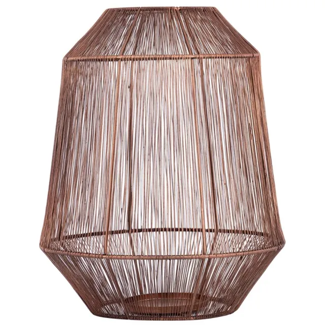 PTMD COLLECTION PTMD Justy Windlicht - 26 x 26 x 32 cm - Ijzer - Koper