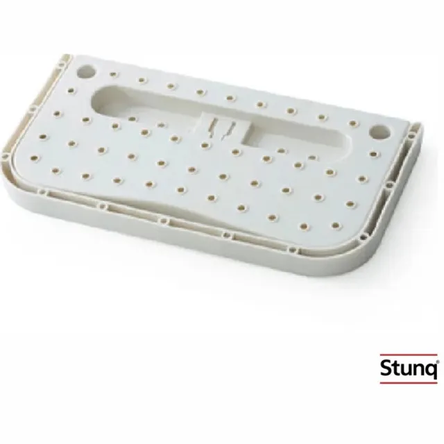 Stunq Opvouwbaar Wandhangend Schoenenrek – Wit – Zonder Boren – Kunststof