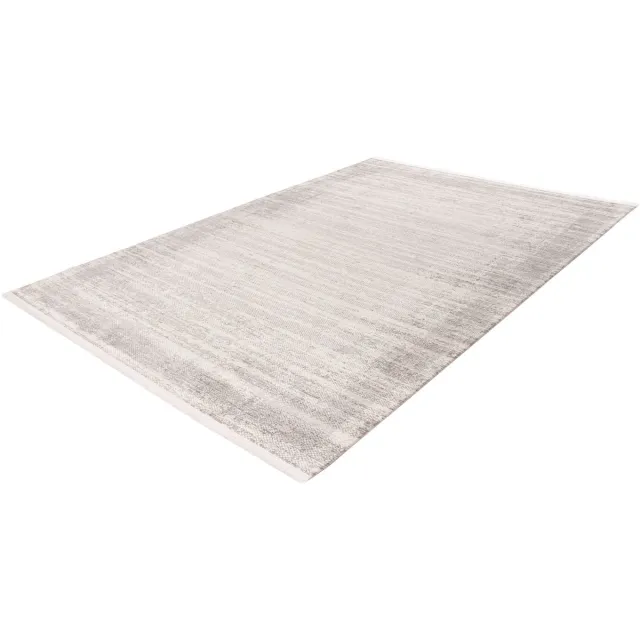 Pierre Cardin Vloerkleed - Modern Tapijt - Hoogwaardige Kwaliteit - Zilver - Elegant en Duurzaam - 80x150 cm