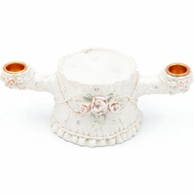 YILTEX Kaarshouder - Wit En Roze - 21x8cm