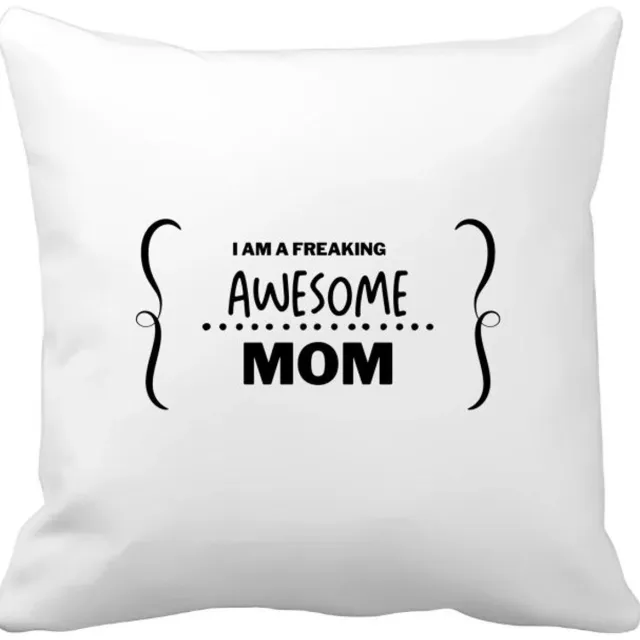 Akyol i am a freaking awesome dad Kussen hoes - Vader - geweldige vader - liefste papa - verjaardag - cadeau - kado - bedankje - geschenk - 40 bij 40 cm Multicolor
