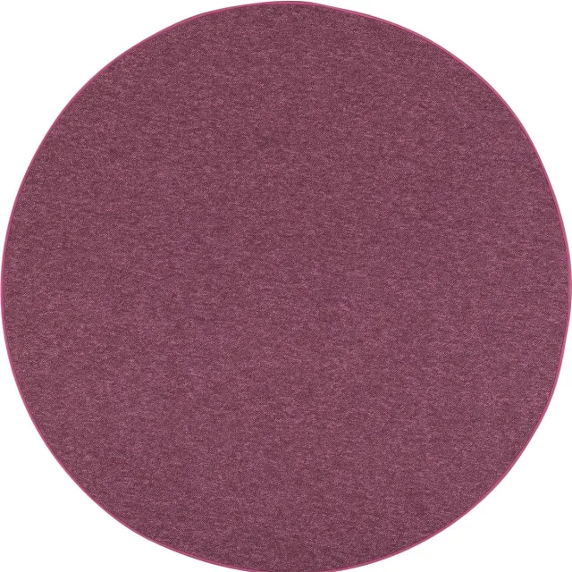 Snapstyle Fijne lus velours tapijt strong rond Oranje